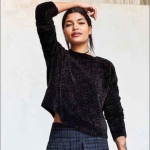 Silence and Noise Velvet Chenille Pullover Sweater